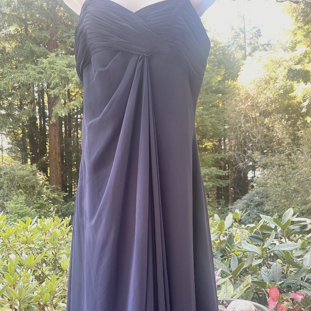 David's Bridal Sreapless Navy Dress Size 14